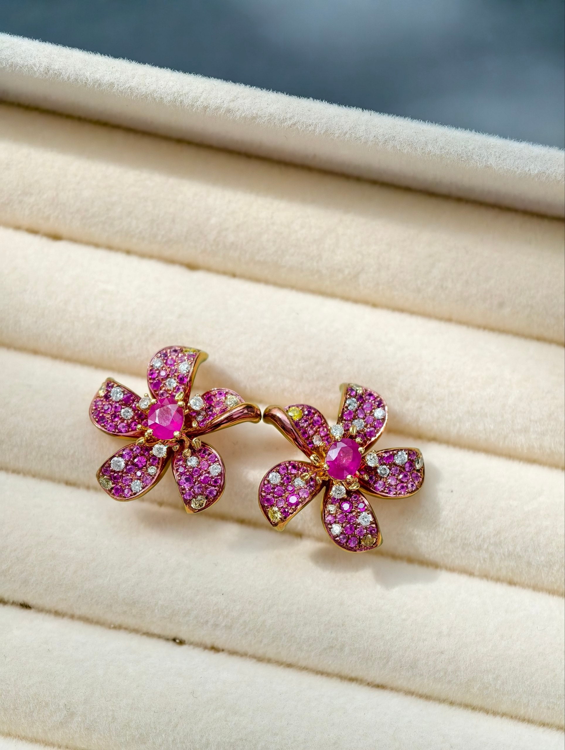 Rosabelle Bloom Diamond Studs