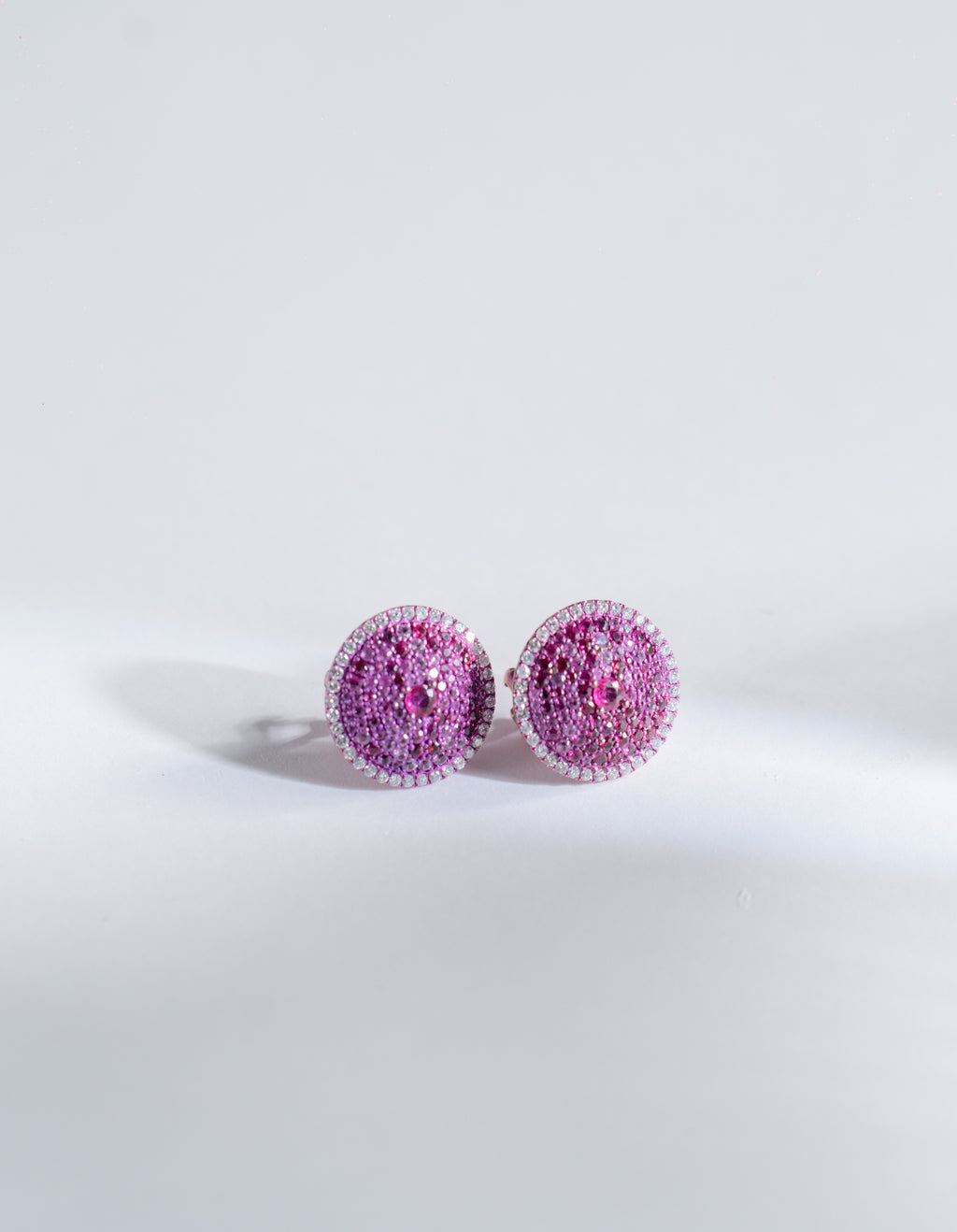Ruby Radiance Stud Earrings