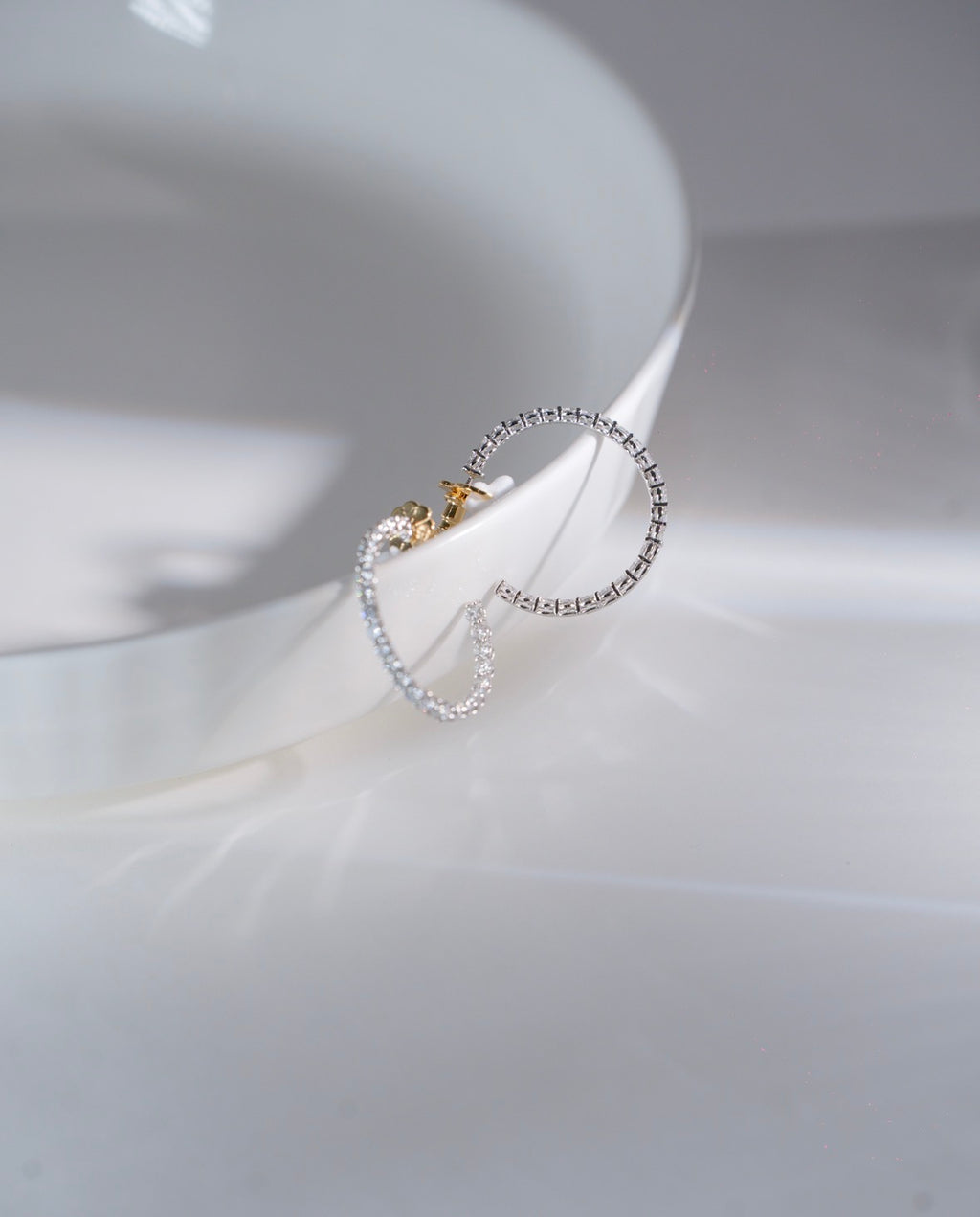 Classic Diamond Hoops