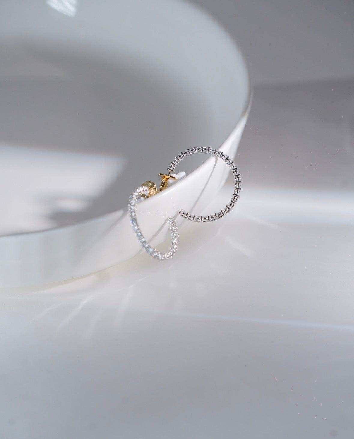 Classic Diamond Hoops