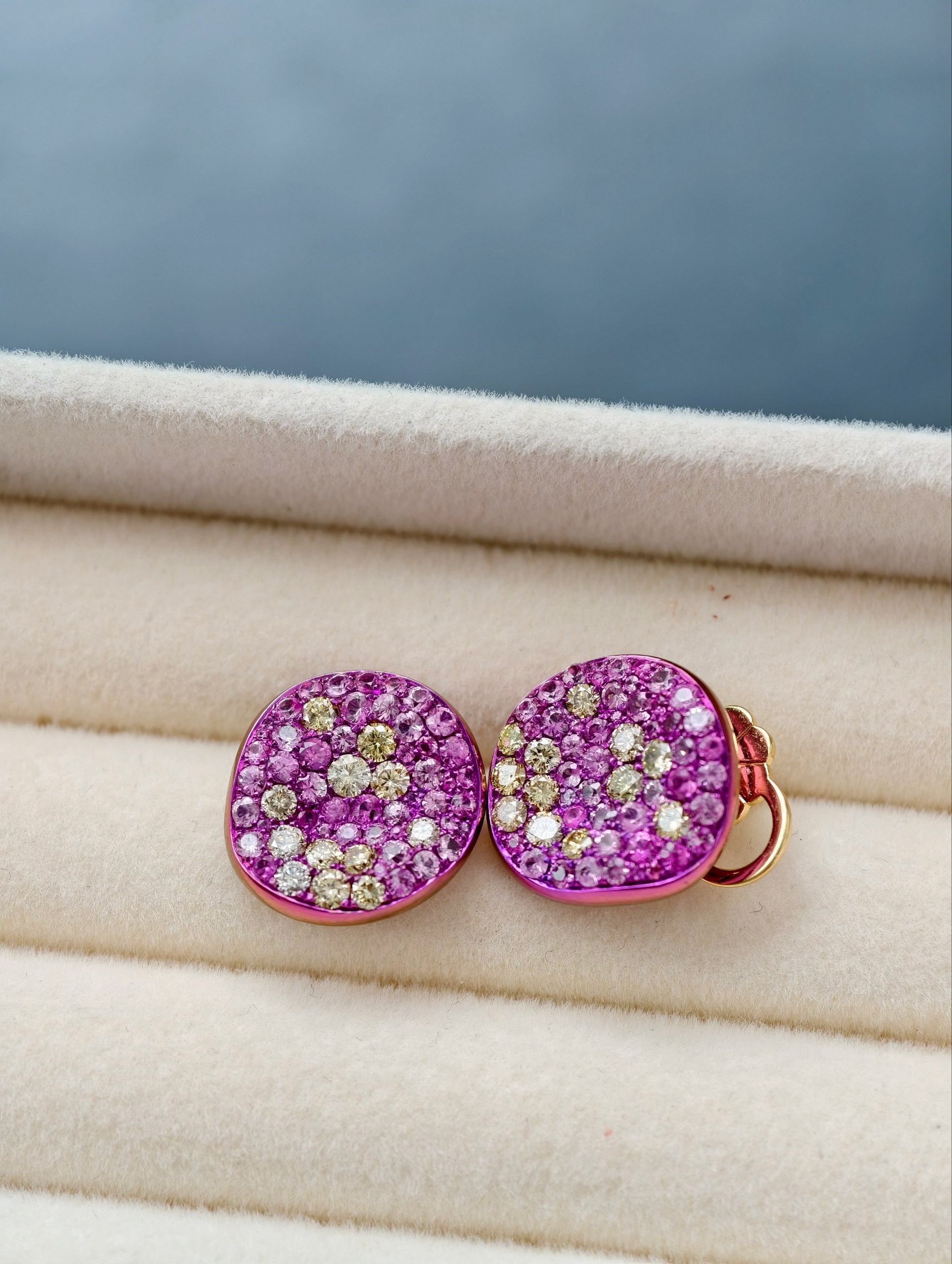 Aurora Disc Earrings
