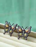 Aurora Papillon Opal Earrings