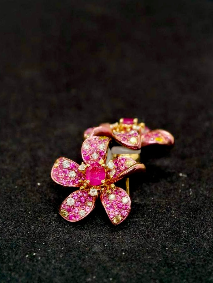 Rosabelle Bloom Diamond Studs