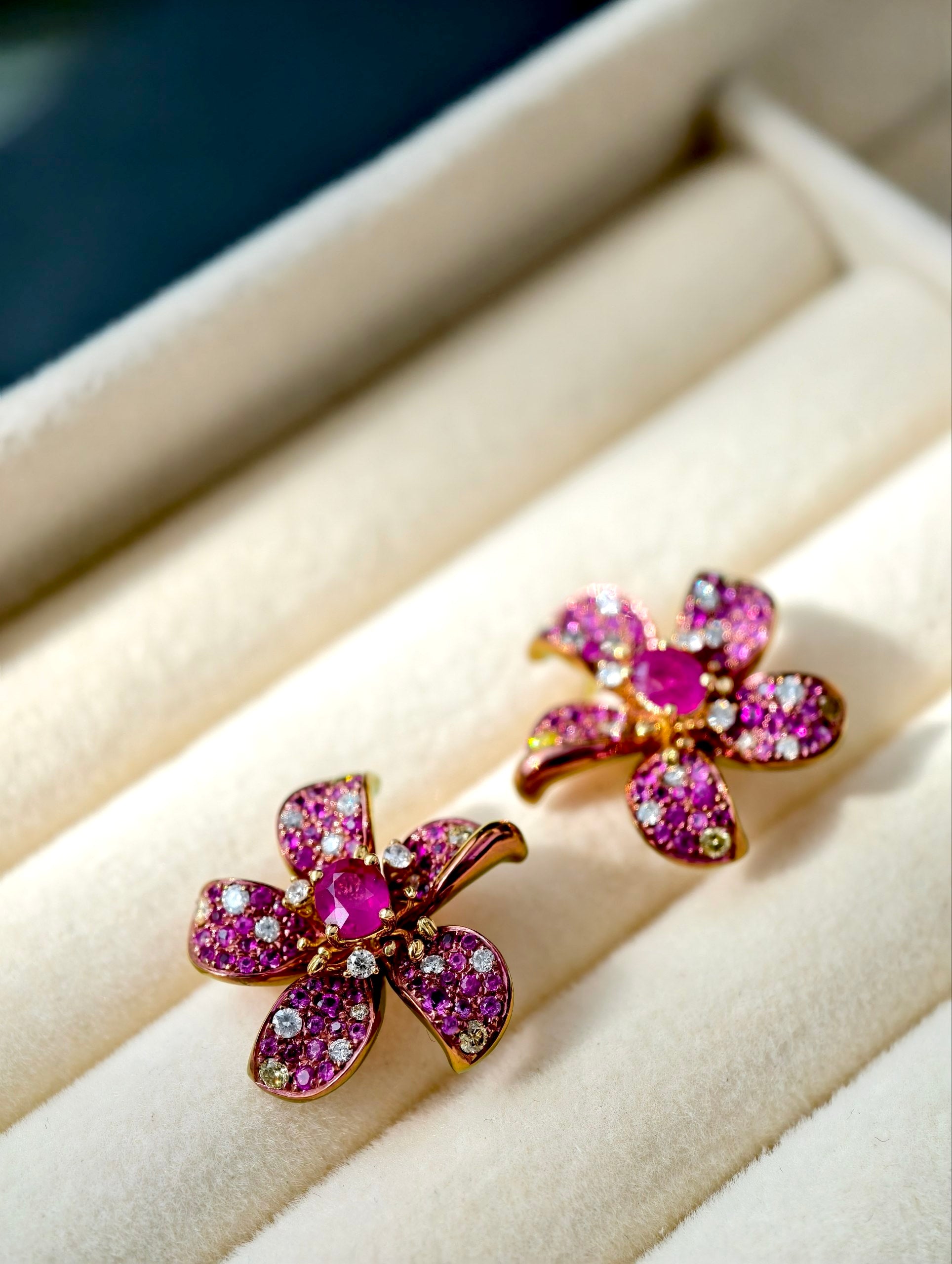 Rosabelle Bloom Diamond Studs