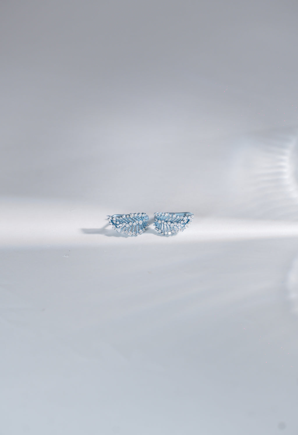 Whisper Leaf Diamond Earrings