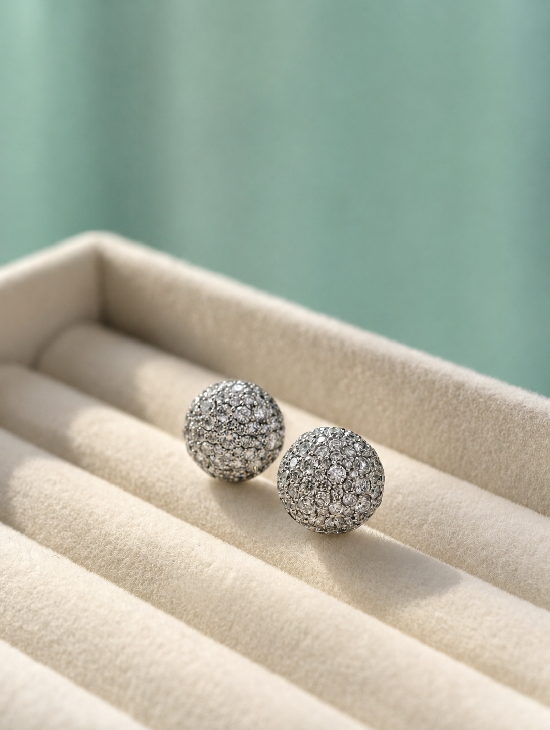 Stardust Orb Studs Earrings