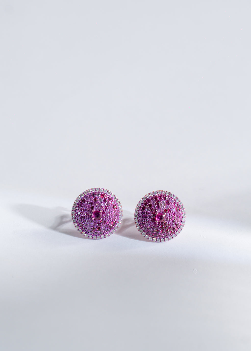 Ruby Radiance Stud Earrings