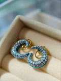 Moonlit Azure Earrings