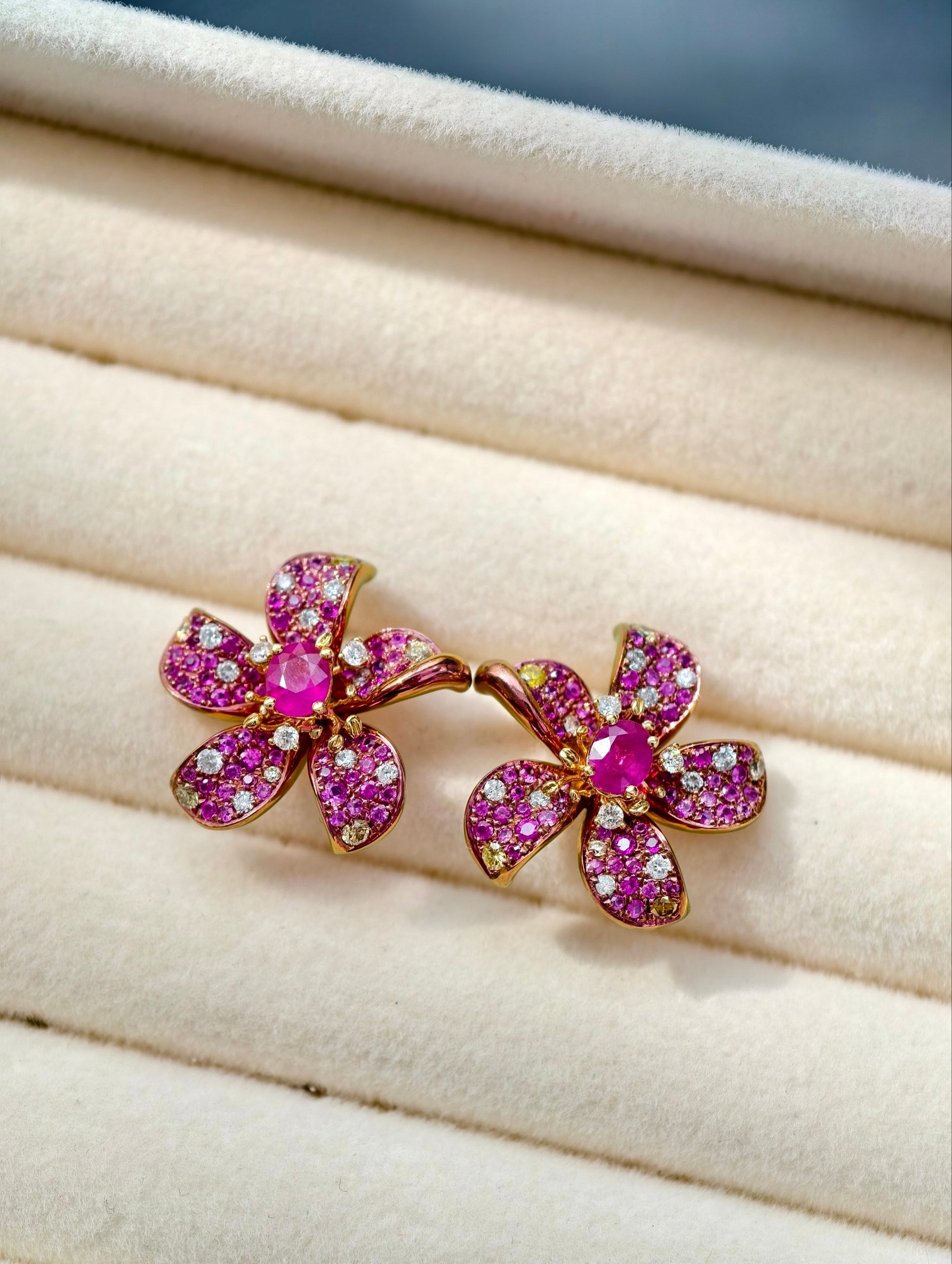 Rosabelle Bloom Diamond Studs