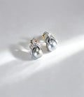 Luminous Pearl Diamond Earrings