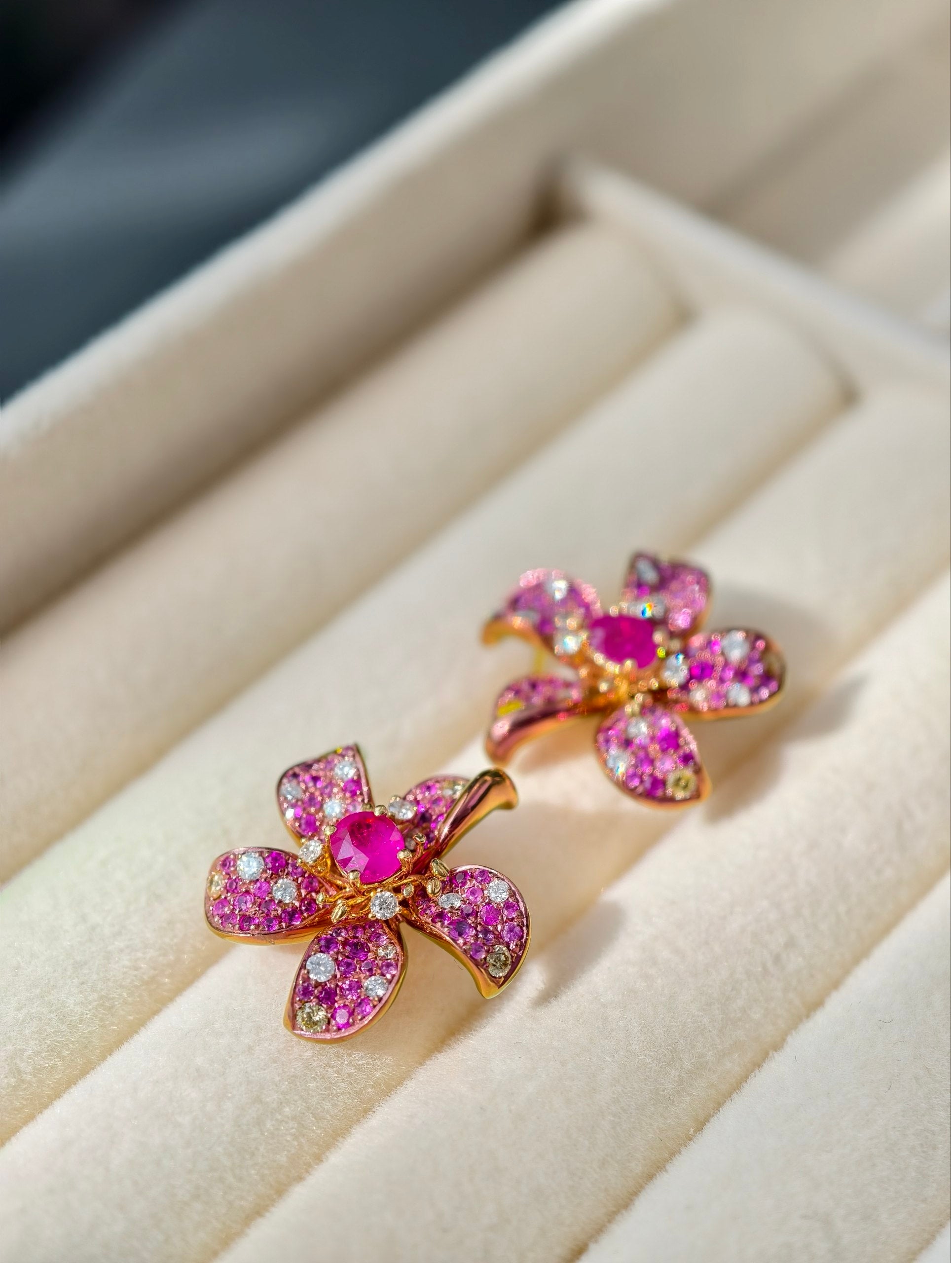 Rosabelle Bloom Diamond Studs