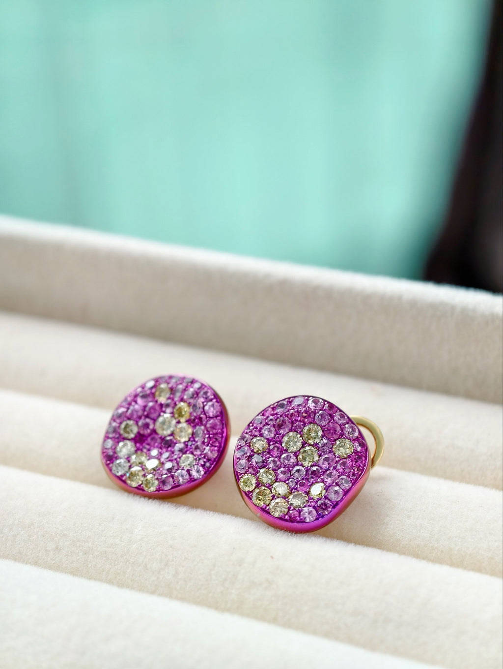 Aurora Disc Earrings