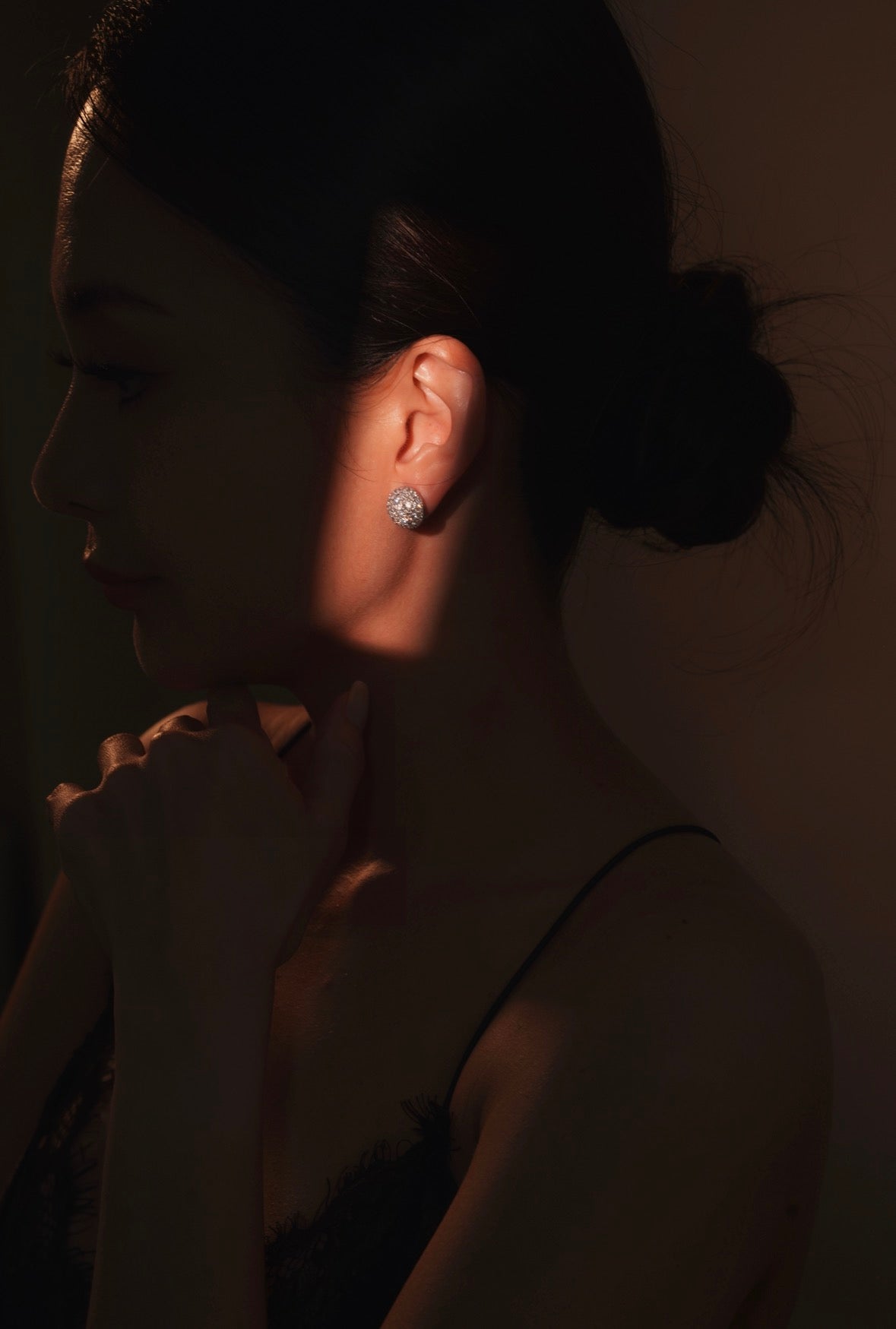 Stardust Orb Studs Earrings