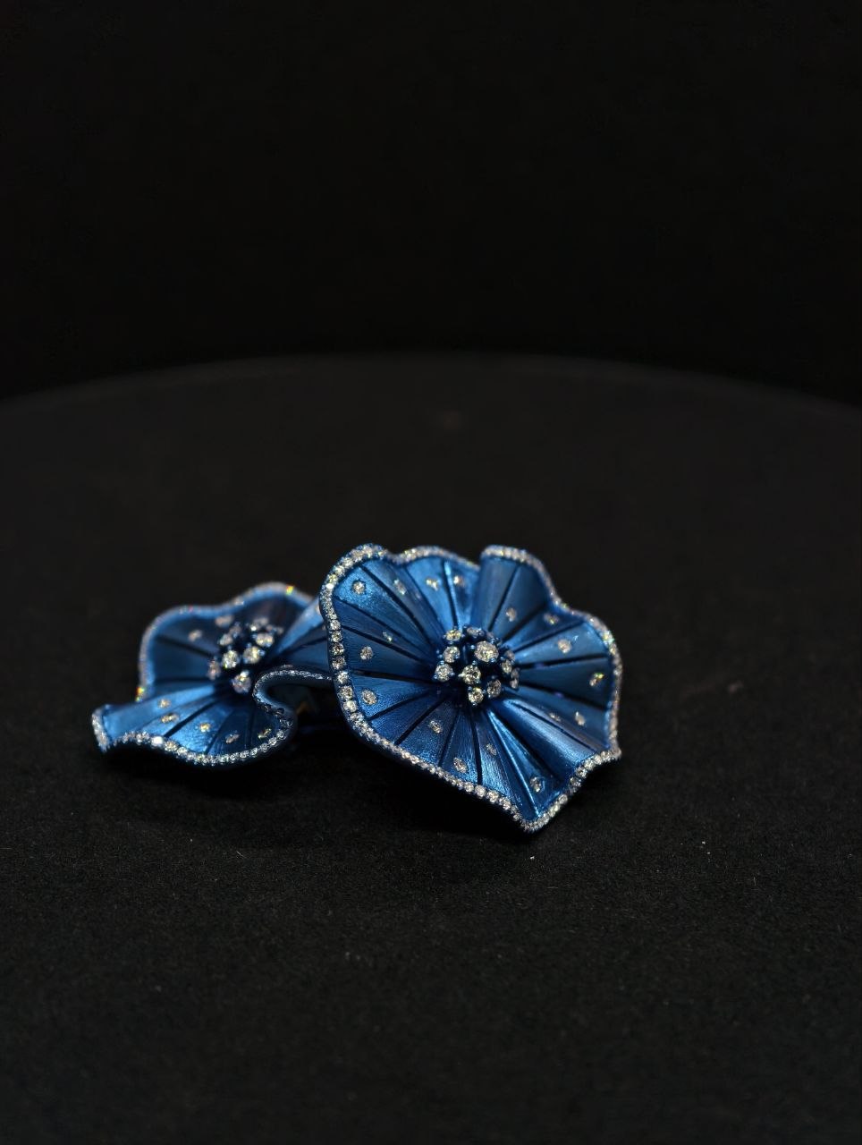 Azure Bloom Diamond Earrings