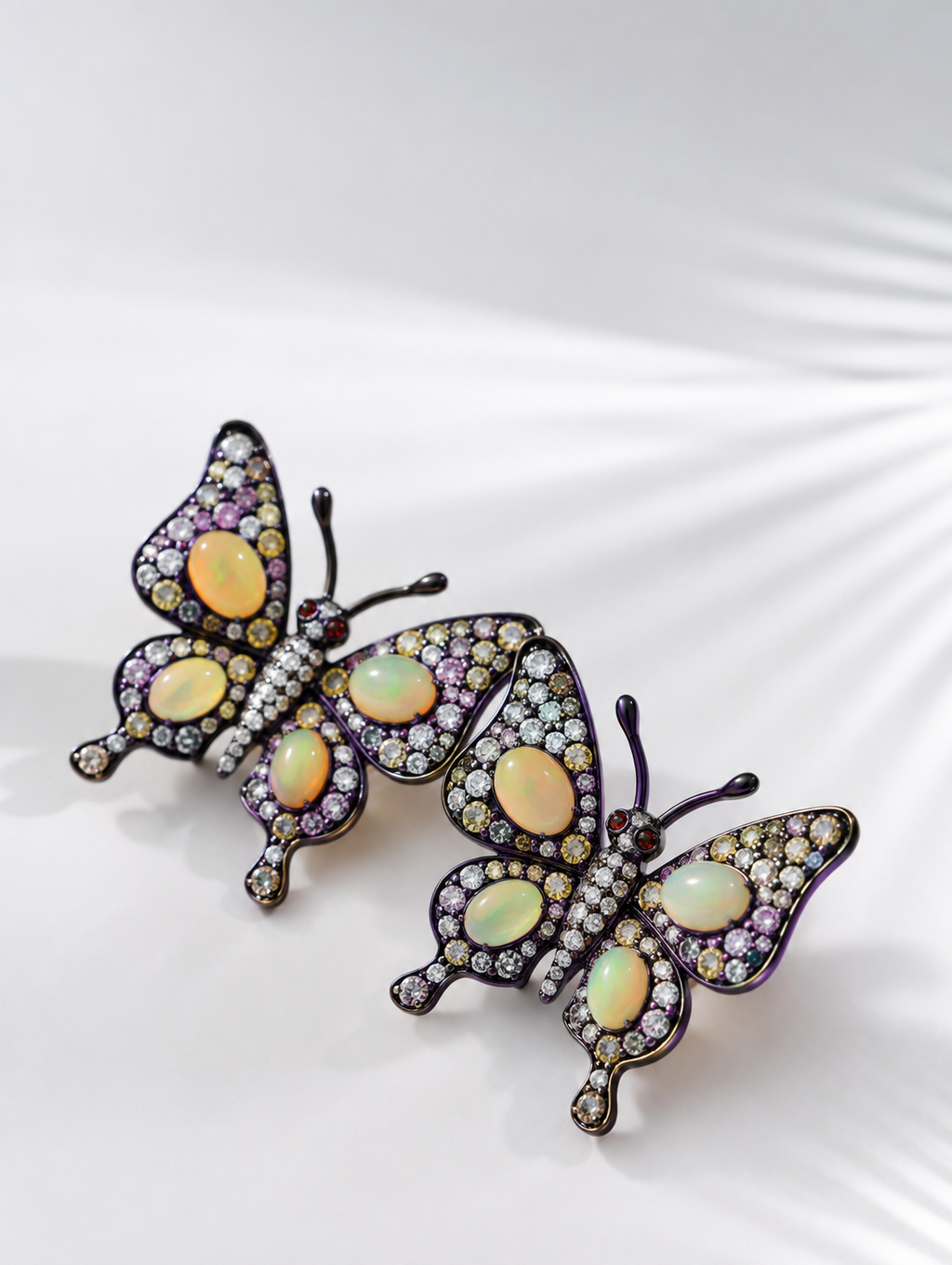Aurora Papillon Opal Earrings