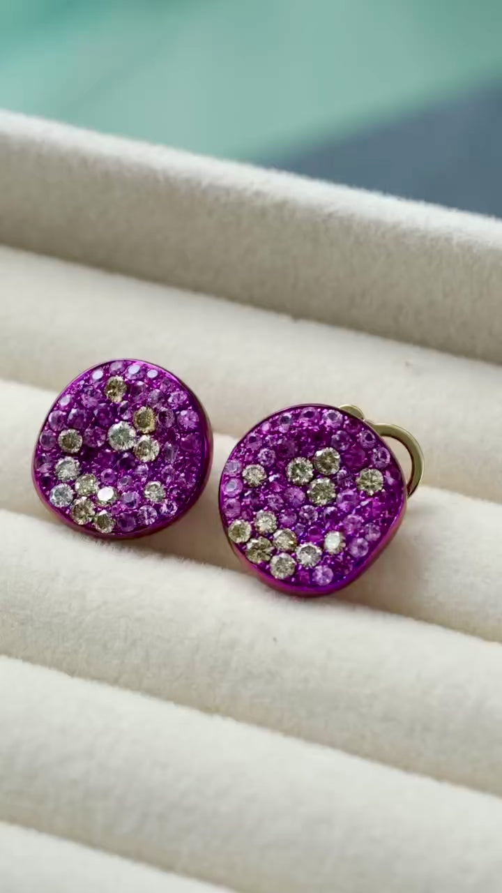 Aurora Disc Earrings